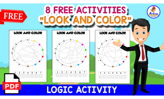 8 FREE ACTIVITIES | LOOK AND COLOR