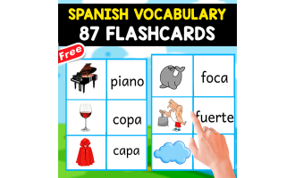 87 SPANISH WORDS | FREE SPANISH MINBOOK