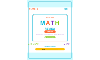 8th Grade End of Year Math Review Worksheets & Games