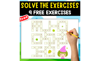 9 FREE EXERCISES OF ADDITION AND SUBTRACTION | MATH RESOURCE
