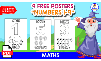 9 FREE POSTERS | THE NUMBERS 1 TO 9