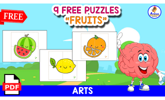 9 FREE PUZZLES OF FRUITS | FREE RESOURCE