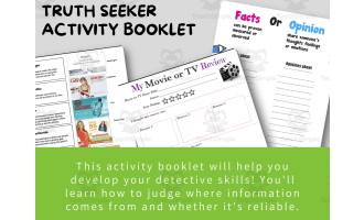 9th and 10th Graders Truth Seekers Detectives Fact or Fiction Activity