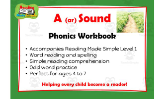 A (ar): Phonics Workbook Reading Made Simple