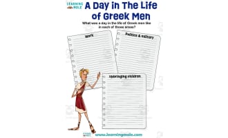 A Day in The Life of Greek Men Activity