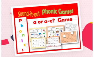 A-E Phonic Game To Develop Phonemic Awareness