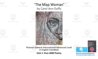 A Level Poetry Lesson: ‘The Map Woman’ by Carol Ann Duffy