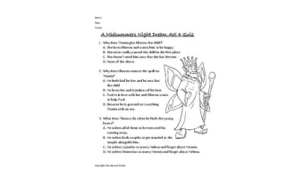 A Midsummer Night's Dream Act 4 Quiz