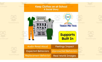 A Social Story: Keep Clothes on at School
