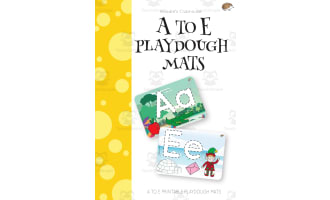 A to E playdough mats SAMPLE
