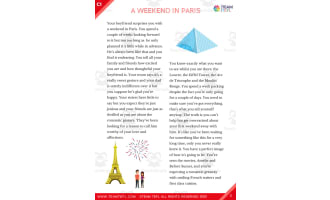 A Weekend in Paris Short Story | Advanced Lesson Plan