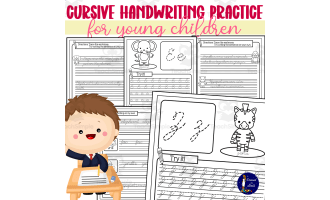 ABC Cursive Handwriting Practice for Young Children