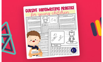 ABC Cursive Handwriting Practice for Young Children