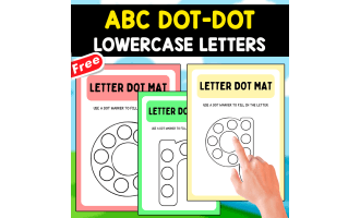 ABC DOT-DOT ACTIVITY | 26 LOWERCASE LETTERS