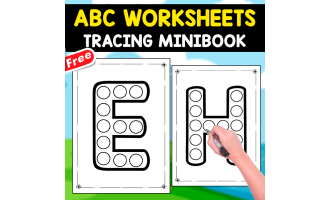 ABC DOT-DOT ACTIVITY | FREE MINIBOOK