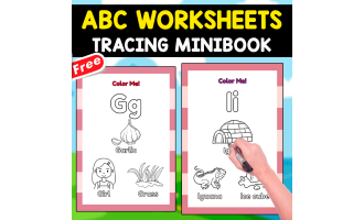 ABC Drawings of Each Letter | FREE MINIBOOK