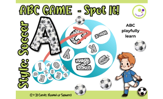 ABC Game – Alphabet Match with a Soccer Twist | Elementary & ESL