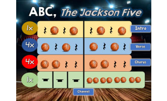 ABC, Jackson Five - RHYTHM BASKETBALL!