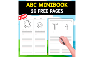 ABC TRACING MINIBOOK | Upper and Lowercase