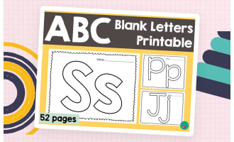 ABC Worksheets - Blank Letters Templates