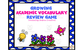Academic Vocabulary Review Game