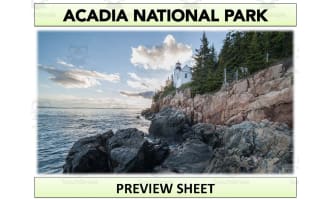 Acadia National Park Geography Unit