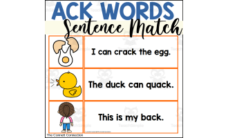 ACK Words Sentence Reading Comprehension with Picture Matching
