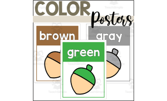 Acorn Color Posters