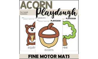 Acorn Playdough Mats