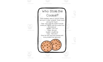 Action Song Game: Who Stole the Cookie From the Cookie Jar