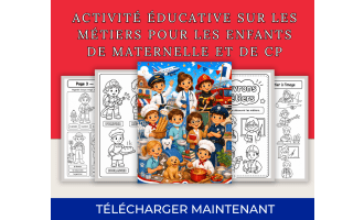 Teaching professions in French to children