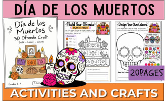 Activities and Crafts for Día de los Muertos  Ofrenda, Calaveras
