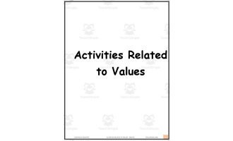 Activities related to values (2071)