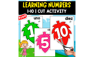 ACTIVITY TO CUT-OUT THE NUMBERS | 1-10