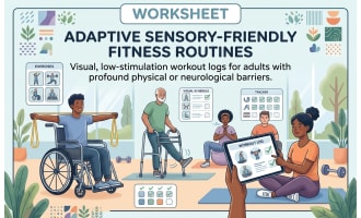 Adaptive Sensory-Friendly Fitness Routines