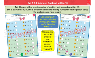 Add and Subtract up to 20 with Equations