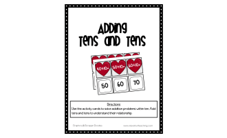 Adding Tens and Tens Activity