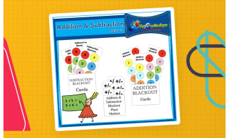 Addition & Stubraction Blackout Game - EBOOK
