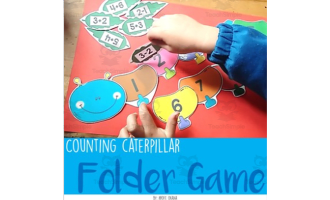 ADDITION AND SUBTRACTION - Counting Caterpillar
