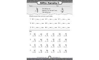 Addition and Subtraction: Single and 2-Digit Numbers With and Without Regrouping