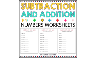 Addition and Subtraction With Regrouping Number Math Worksheets