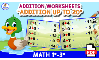 ADDITION EXERCISES - Addition Up To 20