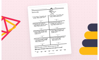 Addition, Subtraction, Rounding, and Fractions Printable Workbook For Grade 3