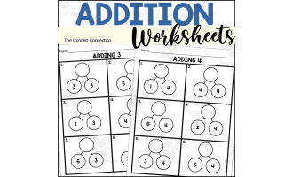 Addition Worksheets with Number Bonds