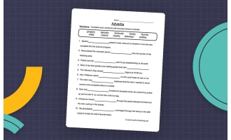 Adverb Fill in the Blanks Worksheet