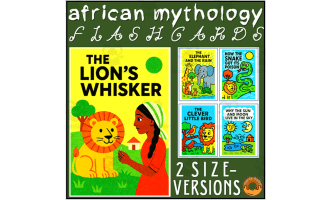 African Mythology Flashcards Posters