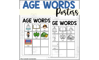 AGE Words Poster