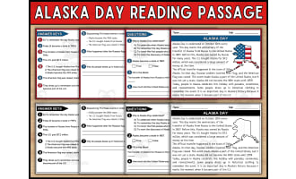 Alaska Day Reading Comprehension Passage and Questions