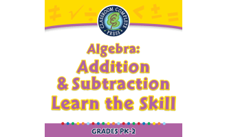 Algebra: Addition & Subtraction - Learn the Skill - PC Software