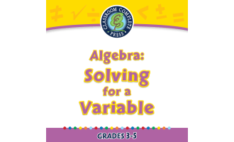 Algebra: Equations - Solving for a Variable - FLASH-MAC